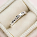 Niche Hexagram Ring Korean Japanese Forest Style Unisex Couple Index Finger Jewelry view 4
