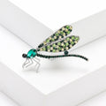 Alloy Rhinestone Dragonfly Brooch Pin For Suit And Clothing Decoration view 6