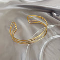 Fashion Geometric Vintage Hong Kong Style Metal Choker Necklace With Hollow Creative Design view 4