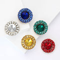Alloy Rhinestone Glass Small Brooch Pin For Vintage Womens Apparel view 1
