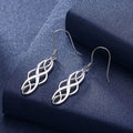 Fashion OL Hollow Twisted Geometric Long Drop Earrings Minimalist Creative Women Ear Jewelry view 3