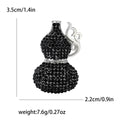 Alloy Rhinestone Gourd Brooch Pin For Women's Suits And Cardigans view 6