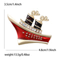 Alloy Enamel Ship Brooch For Men's Fashion Apparel view 6