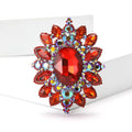 Alloy Rhinestone Glass Brooch Pin For Women's Suits And Dresses view 2