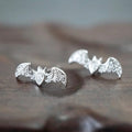 Dark Punk Metal Bat Animal Earrings For Women Halloween Style Fashion Ear Jewelry view 3