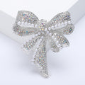 Alloy Pearl Bow Brooch Pin For Vintage Womens Clothing Accessories view 4