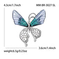 Alloy Butterfly Insect Brooch Pin For Coats And Suits view 4