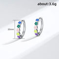 Sweet Fresh Colorful Resin Flower Clip Earrings For Women Woodland Artistic Floral Ear Jewelry view 5