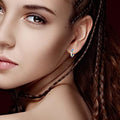 Sweet Fresh Colorful Resin Flower Clip Earrings For Women Woodland Artistic Floral Ear Jewelry view 3