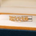 Unisex Fashion Chain Zircon Ring Simple Designer Versatile Niche Trendy Finger Jewelry view 5