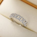 Unisex Fashion Chain Zircon Ring Simple Designer Versatile Niche Trendy Finger Jewelry view 6