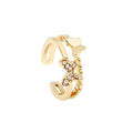 Geometric Creative Butterfly Ring With Heart Chain Rhinestone No Fade Niche Finger Jewelry view 5