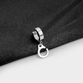 Stainless Steel Hoop Huggie Ear Cuffs With Heart Moon Star Cross Charms Elegant Women's Earrings view 3