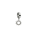 Stainless Steel Hoop Huggie Ear Cuffs With Heart Moon Star Cross Charms Elegant Women's Earrings view 5