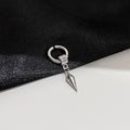 European American No Piercing Stainless Steel Retro Ear Cuff Waterdrop Cross Key Star Face Earrings view 3