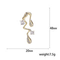 Alloy Harp Brooch Elegant Fashion Lapel Pin For Coats view 5
