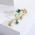 Alloy Harp Brooch Elegant Fashion Lapel Pin For Coats view 3