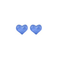 Cute Candy Color Translucent Acrylic Heart Studs Sweet Minimalist Women Fashion Earrings view 5