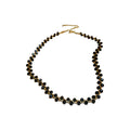 Gold Plated Faux Pearl Crystal Wrap Necklace Korean Irregular Geometric Clavicle Chain For Women view 5