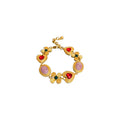 Vintage Metal Flower Portrait Rhinestone Heart Necklace Retro Palace Style Clavicle Jewelry For Women view 5