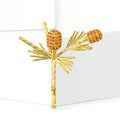 Vintage Alloy Pine Tree Brooch For Cardigans And Clothing Fastening view 2