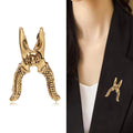 Alloy Pliers Brooch Pin Creative Fashion Clothing Accessory view 2