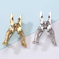 Alloy Pliers Brooch Pin Creative Fashion Clothing Accessory view 3