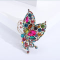 Rhinestone Butterfly Brooch For Cute Fashion Clothing Decoration view 6