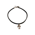 Sweet Cool Cross Faux Leather Choker Necklace Minimalist Fashion Collar Necklace view 5