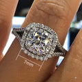 Trendy Designer Style Women's Ring, Niche Light Luxury Engagement And Wedding Finger Ring view 4