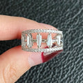 Statement Geometric Index Finger Ring For Women, Niche Design Light Luxury Fashion Jewelry view 5