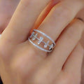 Statement Geometric Index Finger Ring For Women, Niche Design Light Luxury Fashion Jewelry view 2