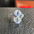 European Fashion Oval Zircon Ring For Women, Light Luxury Copper Index Finger Jewelry view 4