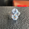 European Fashion Oval Zircon Ring For Women, Light Luxury Copper Index Finger Jewelry view 3