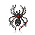 Alloy Rhinestone Spider Brooch Pin For Halloween Suit Decoration view 5