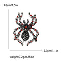 Alloy Rhinestone Spider Brooch Pin For Halloween Suit Decoration view 4