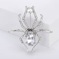 Alloy Rhinestone Spider Lapel Pin For Halloween Suit Decoration Brooch view 4