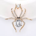 Alloy Rhinestone Spider Lapel Pin For Halloween Suit Decoration Brooch view 6