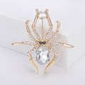 Alloy Rhinestone Spider Lapel Pin For Halloween Suit Decoration Brooch view 2