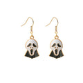 Korean Cute Cartoon Enamel Bat Holiday Character Fish Hook Earrings For Women Fashion Jewelry view 5