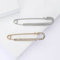 Metal Alloy Rhinestone Large Safety Brooch Pin For Suits view 2