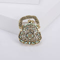Alloy Rhinestone Handbag Brooch Pin For Coats And Sweaters view 4