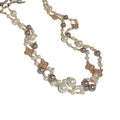 Korean Style Rhinestone Flower Pearl Long Sweater Necklace Elegant Fashion Pendant Jewelry view 5
