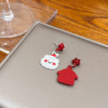 Ethnic Style Christmas Cartoon Creative Silver Needle Stud Earrings For Women view 4