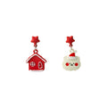 Ethnic Style Christmas Cartoon Creative Silver Needle Stud Earrings For Women view 5