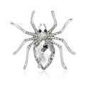 Alloy Rhinestone Spider Brooch Pin For Halloween Apparel Decoration view 5