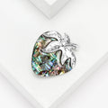 Alloy Abalone Shell Strawberry Brooch For Fashion Apparel Decoration view 3