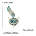 Alloy Rhinestone Fox Brooch For Suits Coats And Lapels view 6