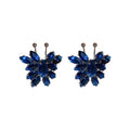 Korean Style Metal Zircon Butterfly Stud Earrings With Silver Needle Minimalist Fashion Jewelry view 5