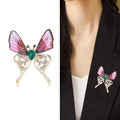 Alloy Butterfly Brooch For Suit Lapel And Clothing Decoration view 2